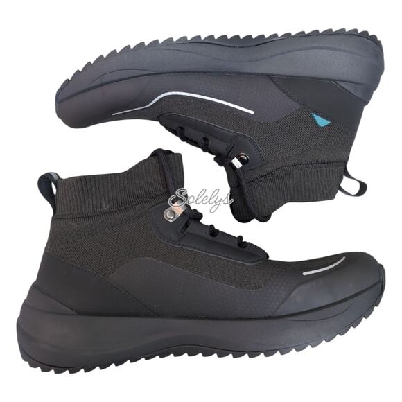 Vessi Stormburst Womens 9 Waterproof Space Black High Top Knit Sneaker Boot - Picture 11 of 13